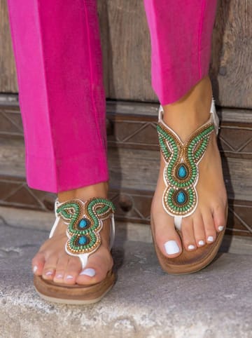 Bellucci Zehensandalen in Weiß
