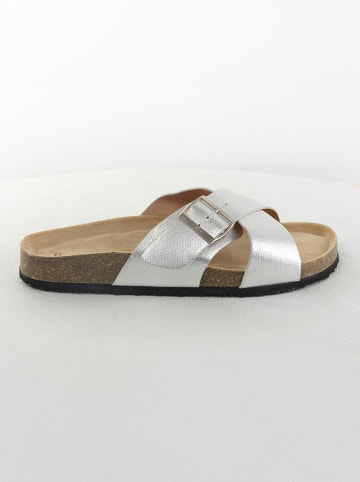 Bellucci Slippers zilverkleurig