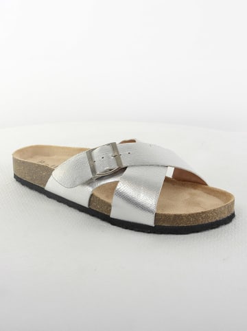 Bellucci Slippers zilverkleurig