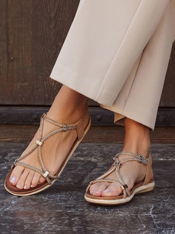 Bellucci Sandalen goudkleurig