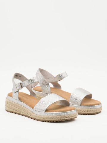 Belucci Keilsandaletten in Silber