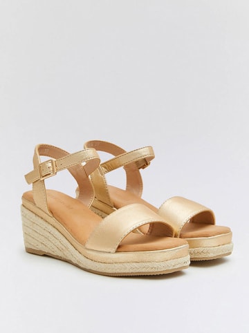 Bellucci Sleehaksandalen goudkleurig