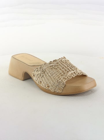 Bellucci Slippers goudkleurig