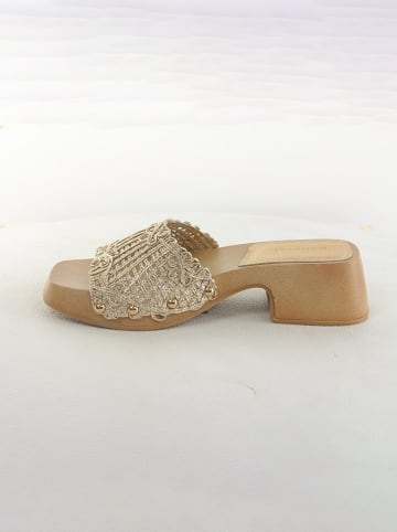 Bellucci Slippers goudkleurig