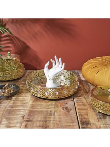 Make a Wish Decoratief dienblad goudkleurig - Ø 25 cm