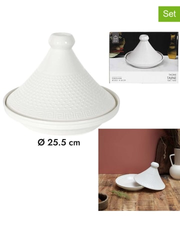 every ware 2-częściowy zestaw w kolorze białym - Ø 25,5 cm