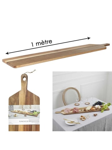 Make a Wish Servierbrett in Braun - (L)100 cm