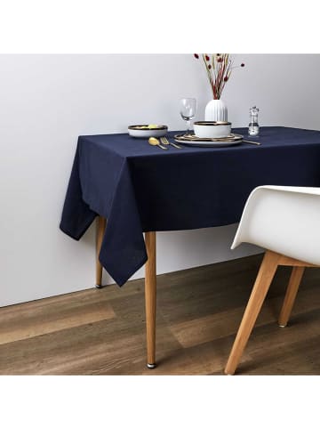 every ware Tischdecke in Dunkelblau - (L)250 x (B)140 cm