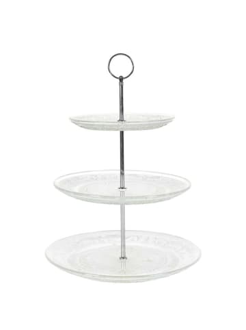 Make a Wish Etagère in Transparent/ Silber - Ø 25 cm