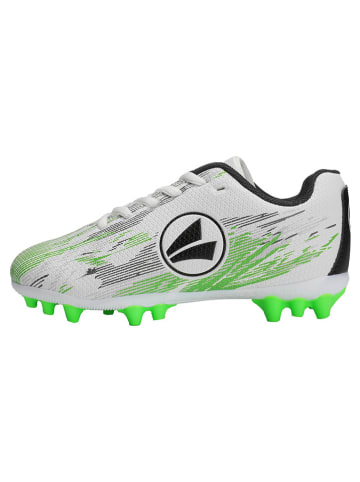 Jako Naturrasen-Fußballschuhe "Stepover" in Weiß/ Grün