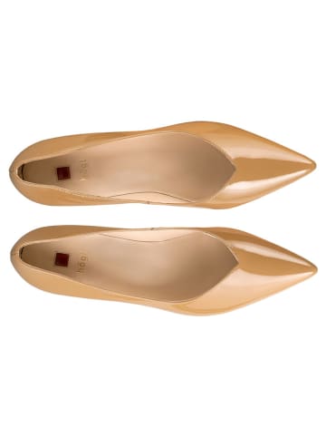 Högl Leren pumps lichtbruin