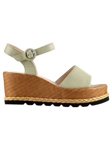 Högl Leren sleehaksandalen "Dawn" turquoise