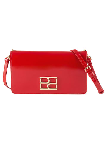 Högl Leder-Umhängetasche "Tiny" in Rot - (B)24 x (H)15 x (T)4 cm