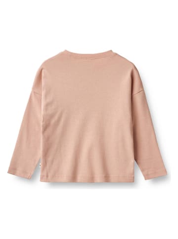 Wheat Longsleeve "Skating Friends" in Rosa