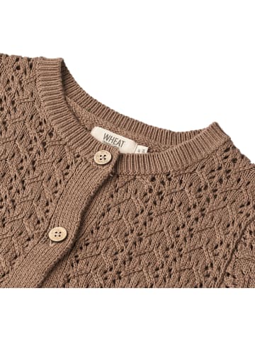 Wheat Cardigan "Celia" in Hellbraun