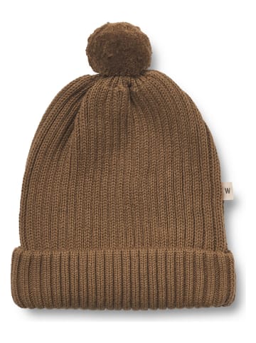 Wheat Czapka-beanie "Alphie" w kolorze brązowym