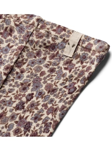 Wheat Woll-Leggings in Beige/ Lila