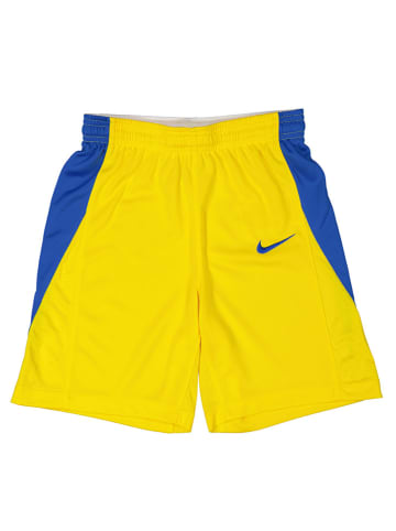 Nike Szorty sportowe w kolorze żółto-niebieskim