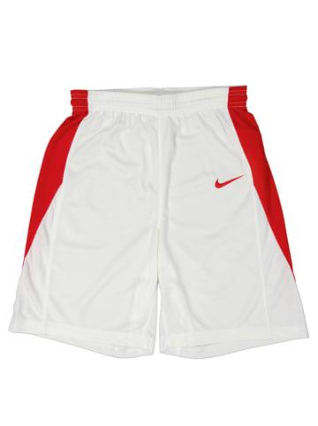 Nike Trainingsshort wit/rood
