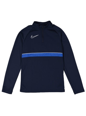 Nike Trainingsshirt in Dunkelblau/ Blau