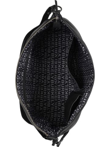 Burkely Leren schoudertas zwart - (B)32 x (H)32 x (D)12 cm