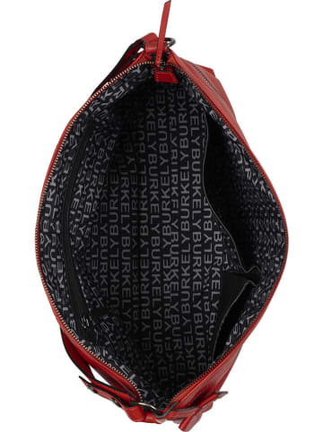 Burkely Leder-Schultertasche in Rot - (B)32 x (H)32 x (T)12 cm