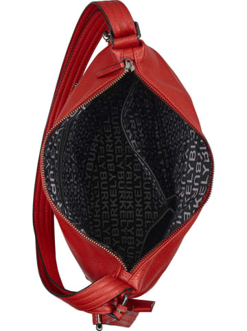 Burkely Leren schoudertas rood - (B)27 x (H)40 x (D)10 cm