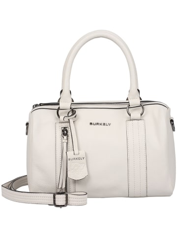 Burkely Skórzana torebka w kolorze kremowym - 17 x 28 x 12 cm