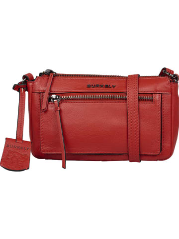 Burkely Leder-Umhängetasche in Rot - (B)21 x (H)13 x (T)7 cm