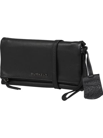 Burkely Leder-Handytasche in Schwarz - (B)20 x (H)12 x (T)3 cm