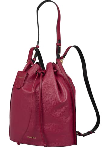 Burkely Leder-Schultertasche in Beere - (B)33 x (H)34 x (T)18 cm