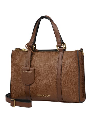 Burkely Leder-Henkeltasche in Hellbraun - (B)23 x (H)15 x (T)6 cm