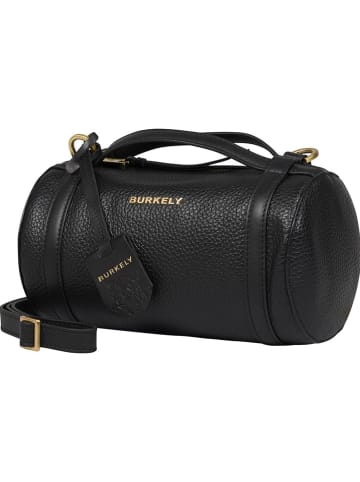 Burkely Leder-Umhängetasche in Schwarz - (B)22 x (H)12 x (T)12 cm