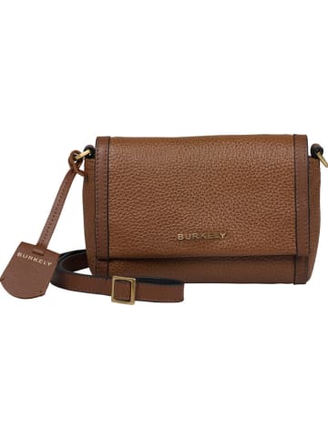Burkely Leder-Umhängetasche in Hellbraun - (B)21 x (H)14 x (T)7 cm