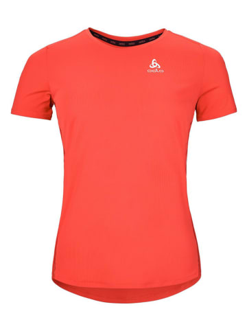 Odlo Koszulka funkcyjna "Zeroweight Chill-Tec" w kolorze pomarańczowym