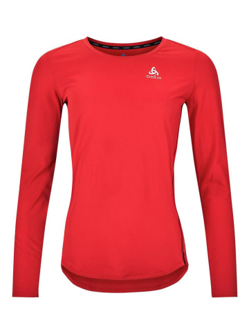 Odlo Hardlooplongsleeve "Zeroweight Chill-Tec" rood