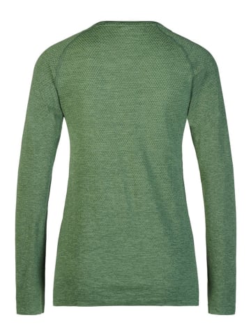 Odlo Koszulka "Essentials Seamless" w kolorze zielonym do biegania