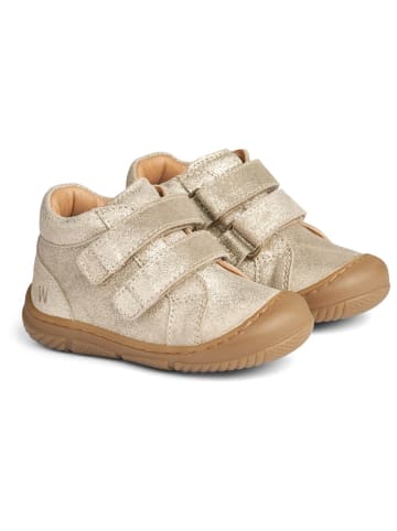 Wheat Leder-Sneakers in Gold