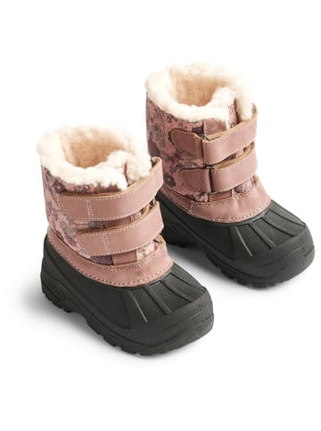 Wheat Winterboots in Rosa/ Schwarz