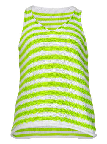 fimfi Top in Grün/ Weiß