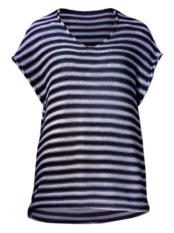 fimfi Shirt in Dunkelblau/ Weiß