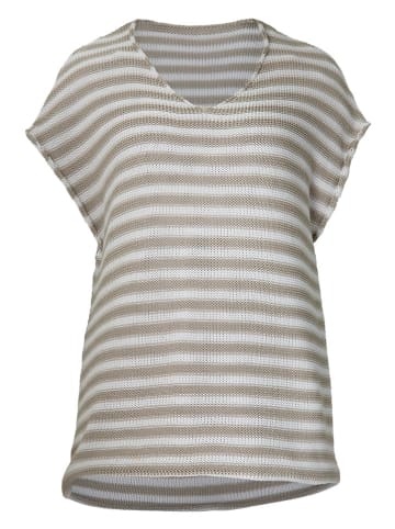 fimfi Shirt in Grau/ Weiß