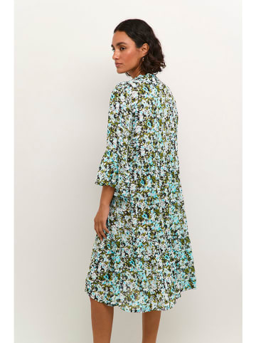Kaffe Kleid in Türkis/ Grün/ Schwarz