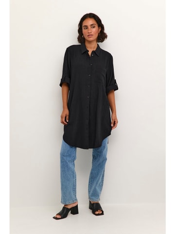 Kaffe Longbluse in Schwarz