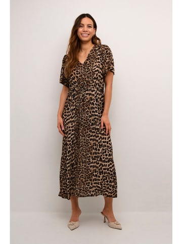 Kaffe Kleid in Braun/ Schwarz