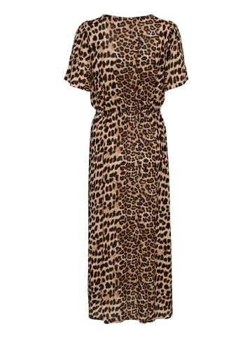 Kaffe Jurk bruin/zwart