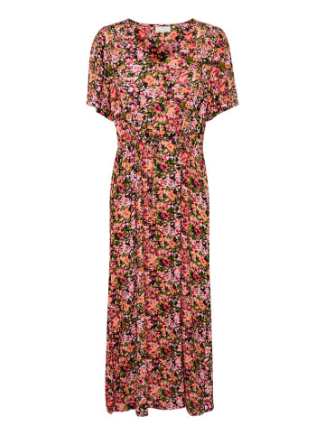 Kaffe Kleid in Rosa/ Schwarz/ Grün