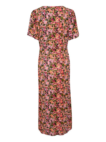 Kaffe Kleid in Rosa/ Schwarz/ Grün