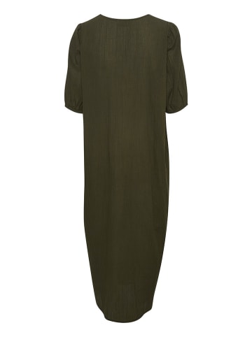 Kaffe Kleid in Dunkelgrün
