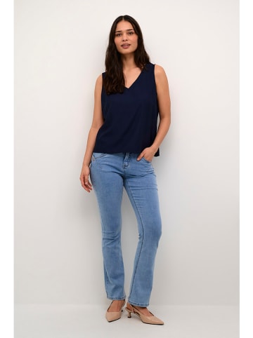 Kaffe Blousetop donkerblauw